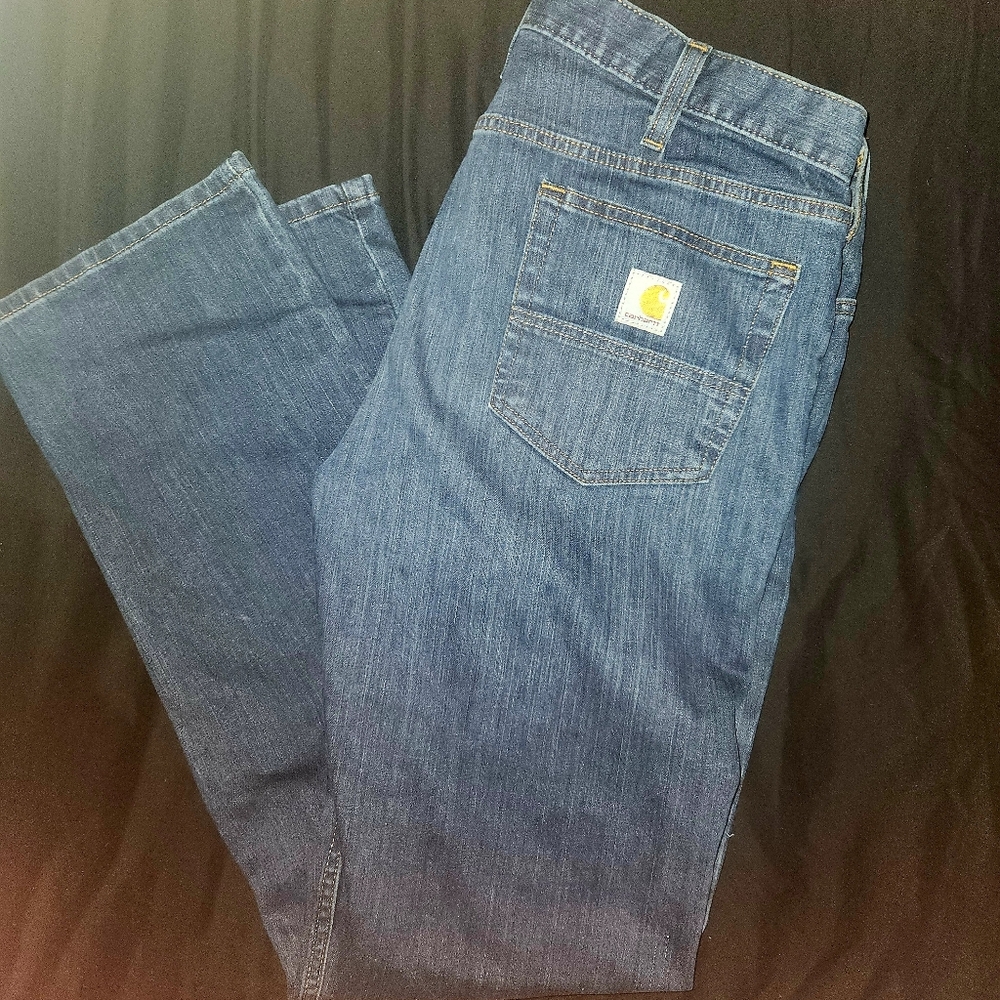 Carhartt Relaxed Fit Men's Denim Jeans 34 X30